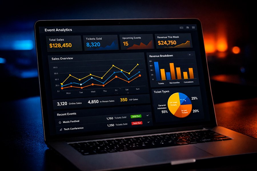 Plataforma para vender entradas y gestionar eventos